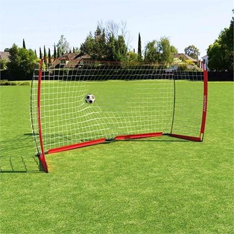 Soccer Net  Portable Soccer Goal 12 X 6 Feet  Sturdy and Durable  with Carry Ba