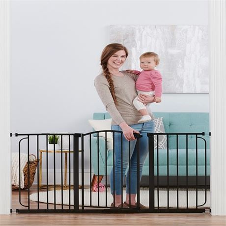 Regalo 58  Extra Wide Arched Decor Baby Safety Gate  Extra Wide Gate