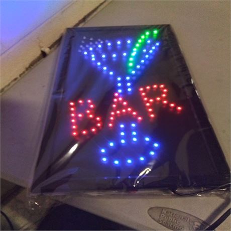 Led Bar Signs Bar Open Sign Led Neon Light Sign Electric Display Sign 19x10inc