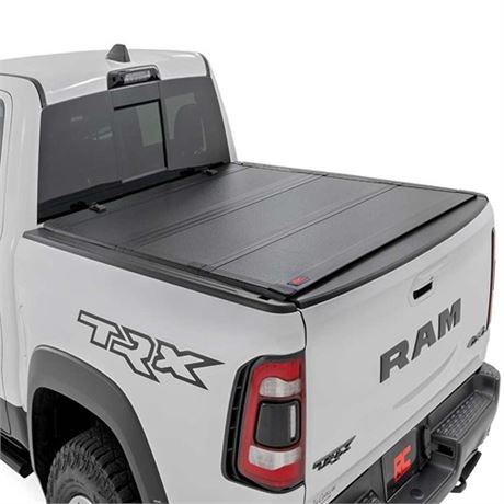 rough country hard flip-up bed cover for 2019-2023 ram 1500 57