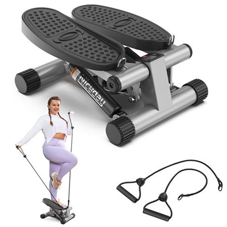 Niceday Steppers for Exercise Stair Stepper with Resistance Bands Mini Stepper