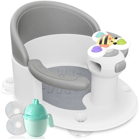 BEBELEH Baby Bath Seat for Babies 6 Months & Up - Safe Infant and Toddler Ba