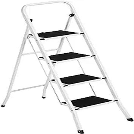 4 Step Ladder - White