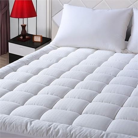 EASELAND King Size Mattress Pad Pillow