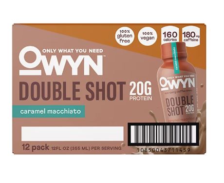 MISSING 2 - OWYN 20g Double Shot Caramel Macchiato Plant Protein Shake