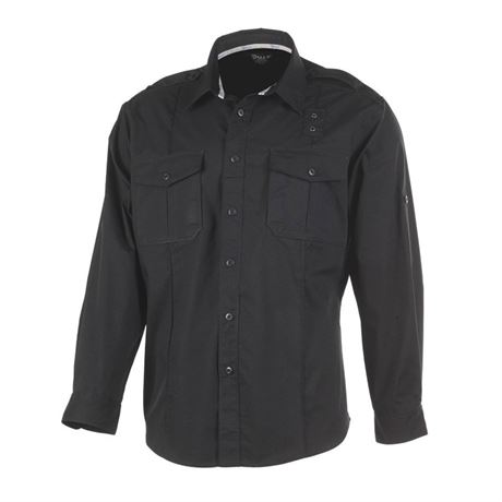 Galls Men's G-Flex Class B Convertible Sleeve Shirt Size: S LONG