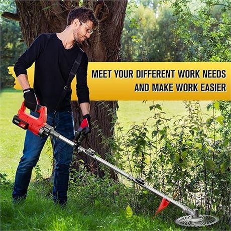 12 inch Electric Weed Wacker3-in-1 Cordless String Trimmer