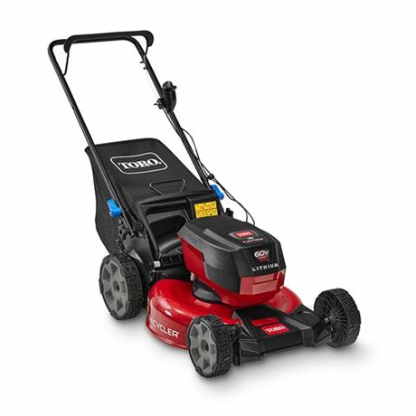 Toro 60V Max* 21 in. (53 cm) Recycler wSmartStow Push Lawn Mower with 4.0Ah B