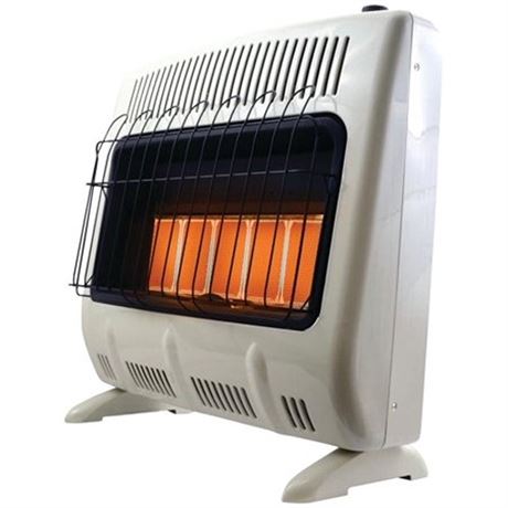 30000 BTU Vent Free Radiant Natural Gas Space Heater