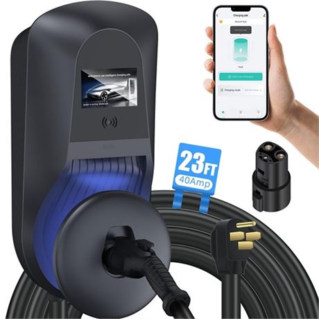 BHZD Level 2 Ev Charger up to 40Amp 240V Electric