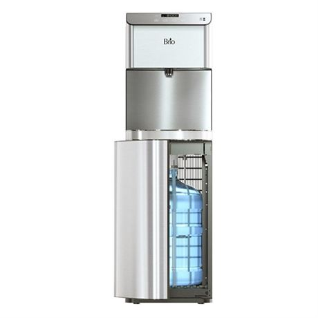 Brio Moderna Touch-Less Bottom Load Water Cooler Silver
