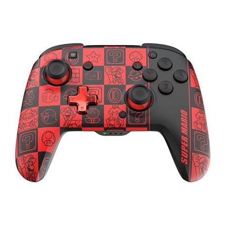 PDP Official Wireless Deluxe Controller Nintendo Switch GLOW - Super Icons Supe