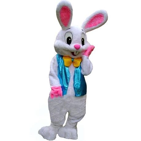 UBCM Easter Rabbit Bunny Rabbit Mascot Costume Adult Size Fancy Dress Halloween