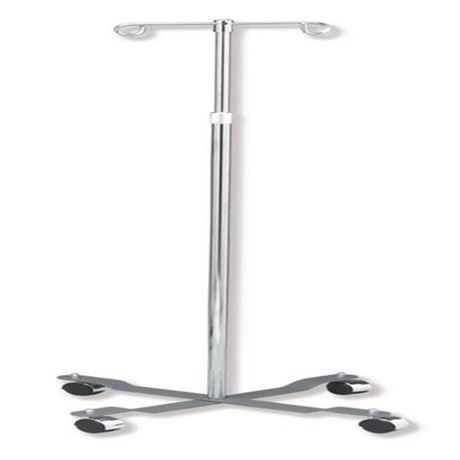 DUKAL 4353 Tech-Med IV Stand Four Caster 2 Hook Ad