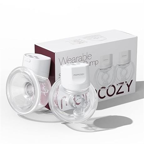Momcozy Breast Pump S12 Pro Hands-Free Wearable & Wireless Pump with Soft Doubl