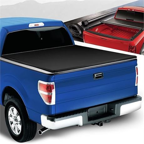 Model Could Vary. Auto Dynasty Vinyl Soft Top Roll-up Adjustable Truck Tonneau