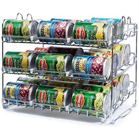 Che Mar Stackable Can Rack Organizer  Storage for 36 Cans