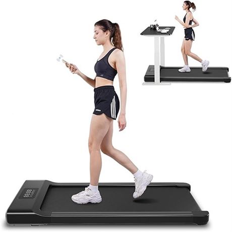 Under Desk Treadmill Walking Pad Portable Treadmill with Remote Control LED Di