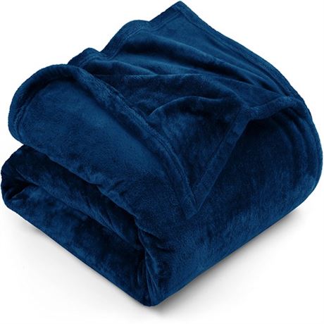 Utopia Bedding Fleece Blanket Twin XL Size Navy 300GSM Luxury Blanket for Couch