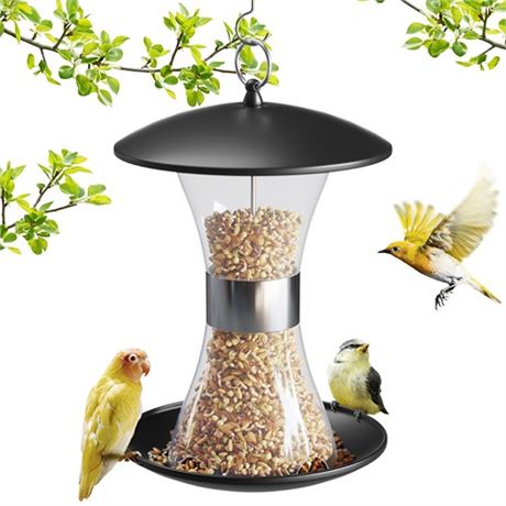 Auslar Bird Feeder Bird Feeder for Outdoors Hangin