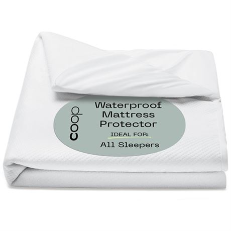 Coop Home Goods Ultra Tech Waterproof Mattress Protector Full Smooth Top Mattr
