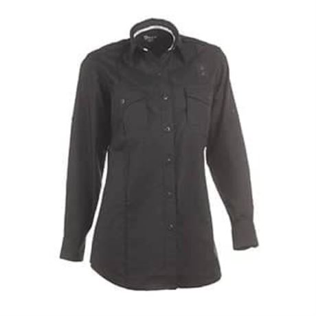 Galls Women's G-Flex Class B Convertible Sleeve Shirt - Black - Size 40Reg