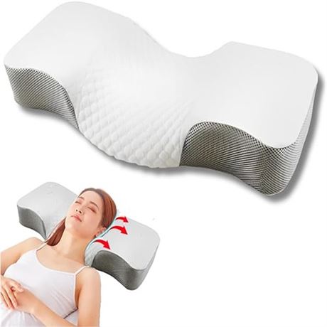 Cervical Neck Pillows for Pain Relief Sleeping - Memory Foam Sleeping Pillow Me
