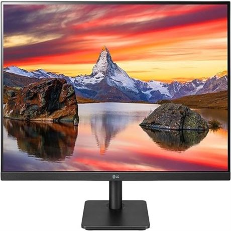 (POWERS ON- PICTURED) LG 27MP40W 27 IPS 3-Side Borderless Gaming Monitor