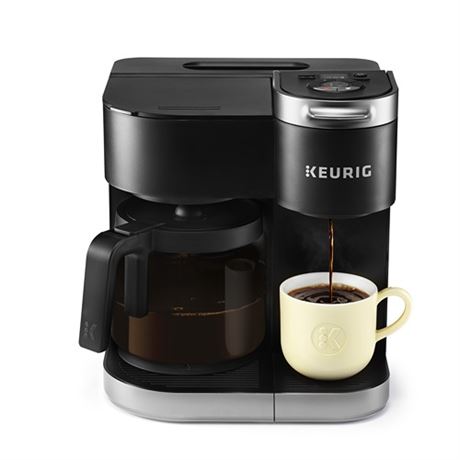 100044 K-Duo Brewer Single-Serve & Carafe Coffee Maker Plastic