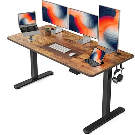 FEZIBO Electric Standing Desk 63 x 24 Inches Heigh