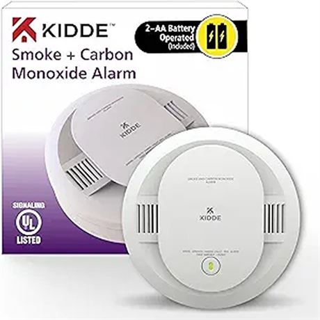 Kidde Smoke & Carbon Monoxide Detector AA Battery