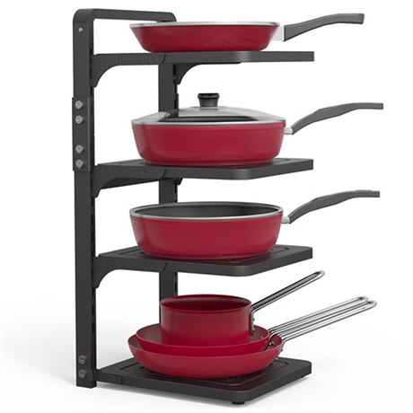 ROMATIA Pot and Pan Organizer Rack for under Cabin