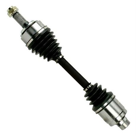 AutoShack Front New CV Axle Drive Shaft Assembly Neoprene Boots  Passenger Side