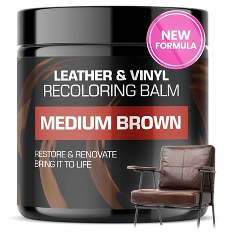 FORTIVO Leather Recoloring Balm Leather Color Restorer Leather Scratch Remover