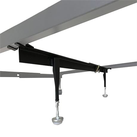 KB Designs - Metal Adjustable Bed Frame Center Support Rail System (TwinFullQ