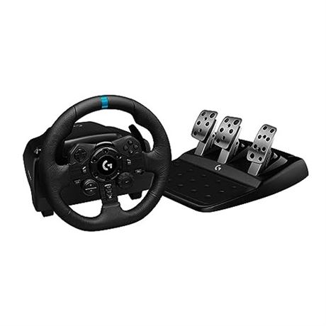 Logitech G923 Racing Wheel and Pedals TRUEFORCE up to 1000 Hz Force Fee