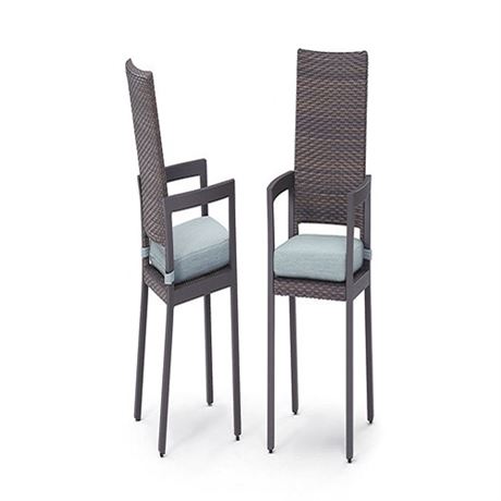 The number of pieces could vary. Set-2 Outdoor Dining Chairs