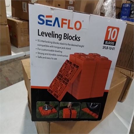 SEAFLO Heavy-Duty RV Leveling Blocks - Maximum Strength & Stability for Motorhom