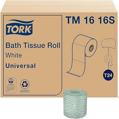 Tork Septic Safe Toilet Paper White 2-ply 500 Sheets per Roll 96 Rolls