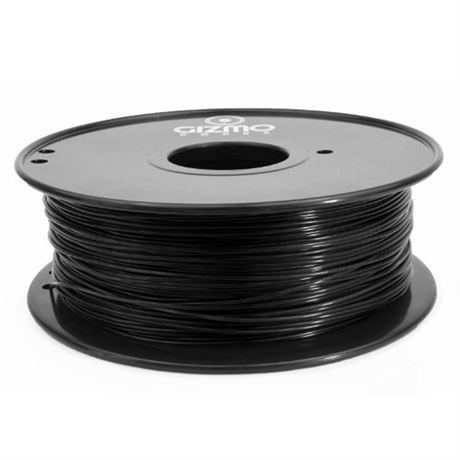 Gizmo Dorks 1.75mm PLA Filament 1kg  2.2lb for 3D Printers Black
