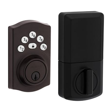 Kwikset Powerbolt 240 5-Button Keypad Venetian Bronze Traditional Electronic De