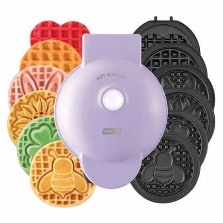 Dash Multi-Plate Mini Waffle Maker with Removable Plates