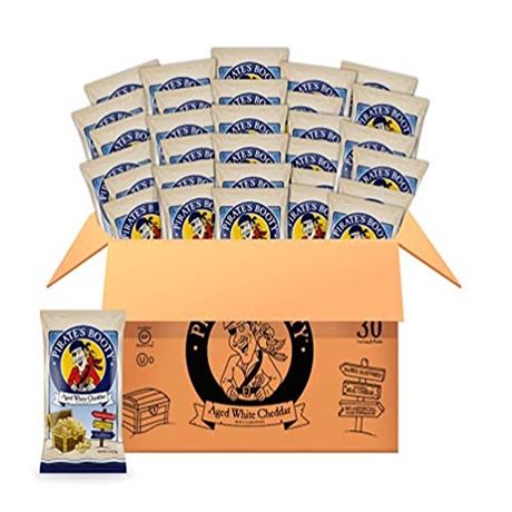 Pirates Booty Aged White Cheddar Cheese Puffs Gluten Free BB-04-29-24