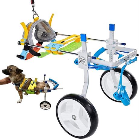 HobeyHove Adjustable Dog WheelchairCart size small