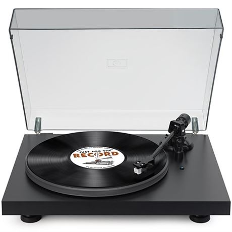 Vinyl Record Player with Bluetooth OutputBelt-Drive Turntable with USB Recordi