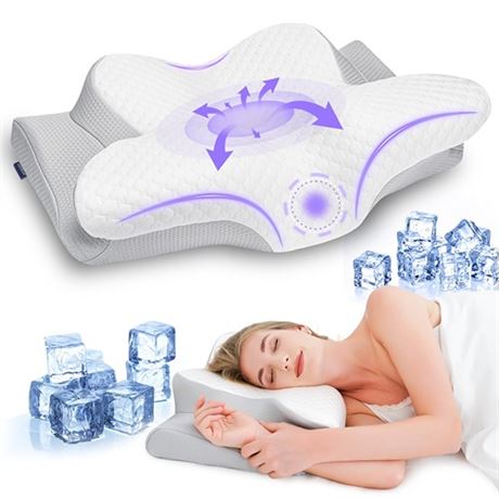 Cervical Pillow for Neck and Shoulder Memory Foam Contour Neck Pillows Ergonomi