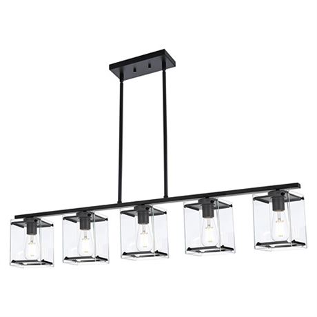 MELUCEE Linear Kitchen Island Lighting with Rectan