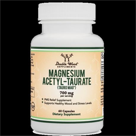 Magnesium Acetyl-Taurate - 60 x 700 mg capsules - PMS Support