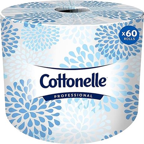 Cottonelle Professional Standard Roll Toilet Paper Bulk (17713) 2-Ply White