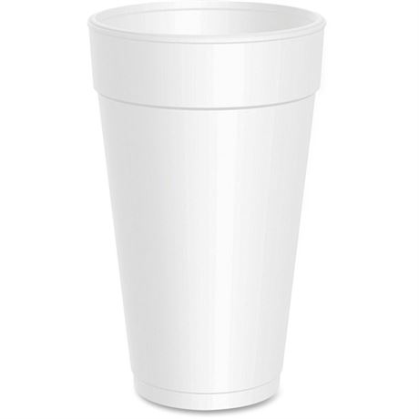 A-Stock - Dart Foam Drink Cups 20 Oz White 500carton ( DCC20J16 )